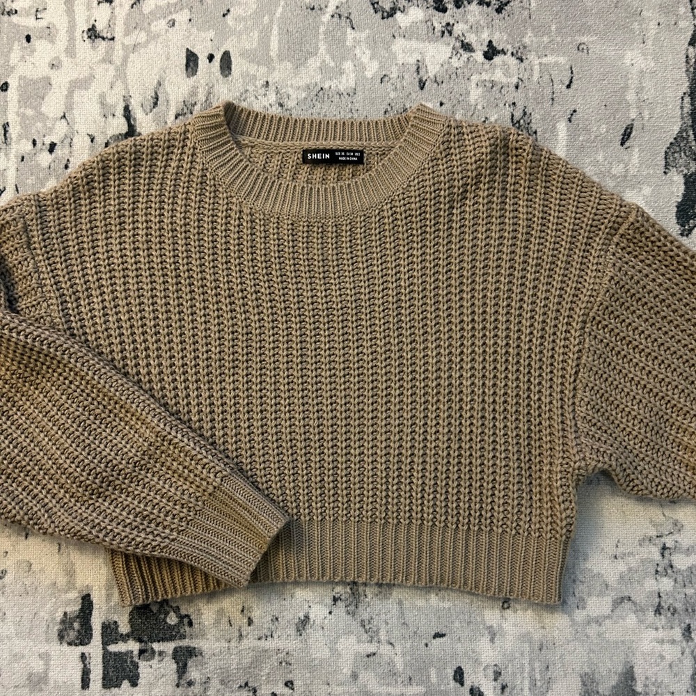 Tan Knit Sweater